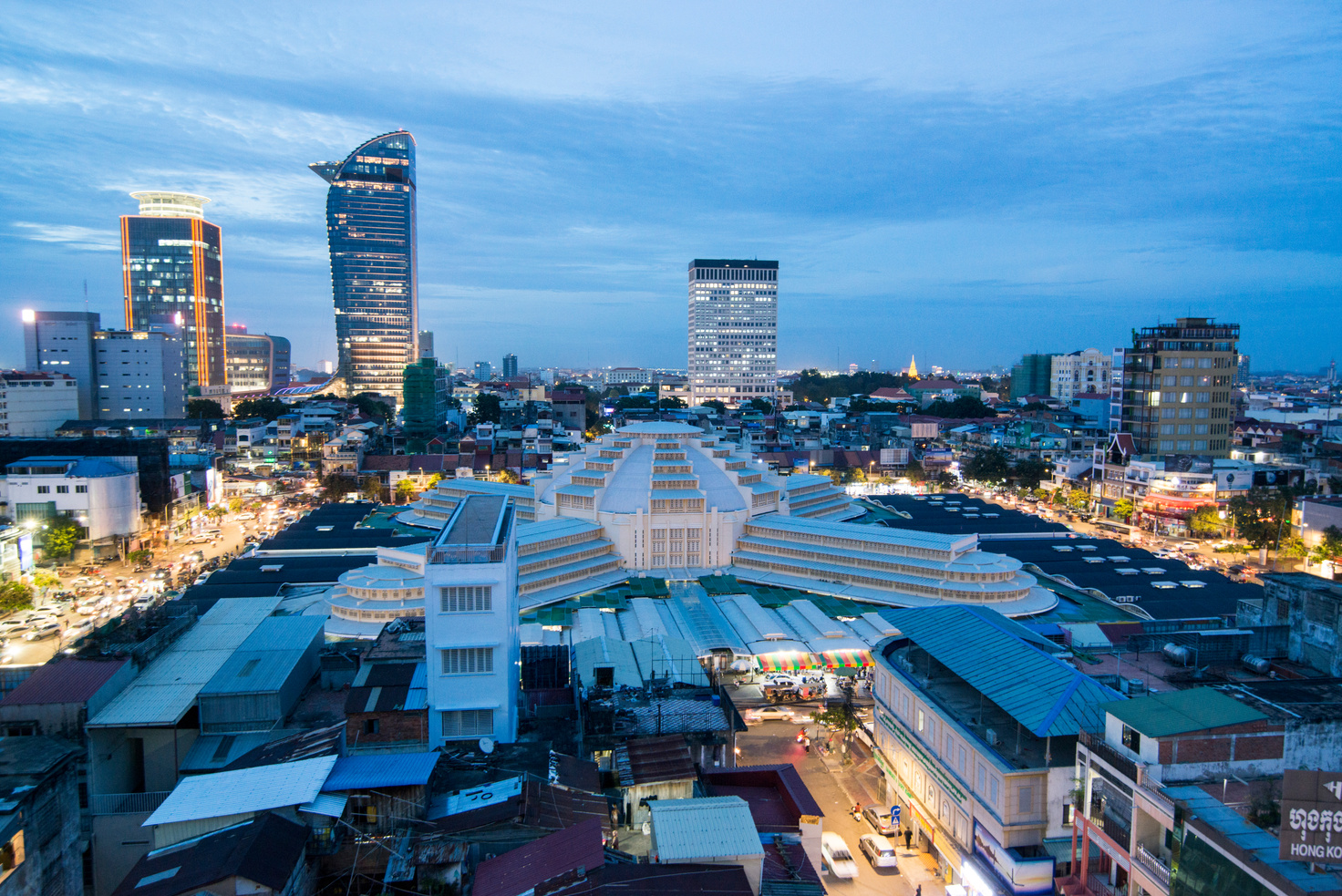 CAMBODIA PHNOM PENH CENTRAL MARKET PSAR THMEI